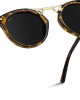 WearMe Pro - Polarized Round Vintage Retro Mirrored Lens Women Metal Frame Sunglasses