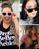 WearMe Pro EXCLUSIVE - Flat Lens Polarized Modern Tip Pointed Women Cat Eye Sunglasses