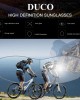 Duco Polarized Sports Cycling Sunglasses for Men with 5 Interchangeable Lenses for Running Golf Fishing Hiking Baseball