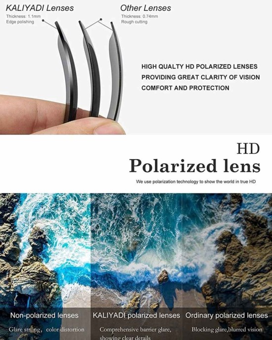 Polarized Sunglasses for Men and Women Matte Finish Sun glasses Color Mirror Lens 100% UV Blocking (3 Pack)