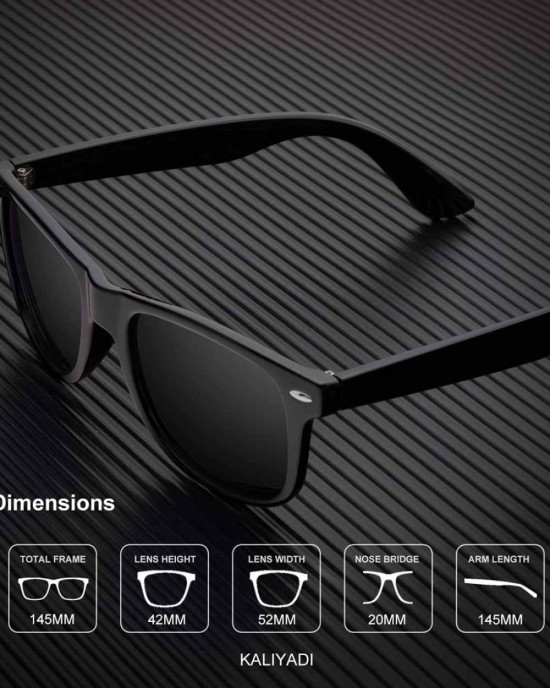 Polarized Sunglasses for Men and Women Semi-Rimless Frame Driving Sun glasses 100% UV Blocking