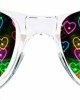 GloFX Heart Effect Diffraction Glasses - See Hearts! - Special Effect Rave EDM Festival Light Changing Eyewear…
