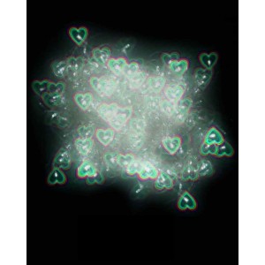 GloFX Heart Effect Diffraction Glasses - See Hearts! - Special Effect Rave EDM Festival Light Changing Eyewear…