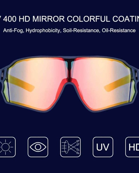 ROCKBROS Polarized Sunglasses for Men Women UV Protection Cycling Sunglasses