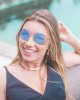 16 Pairs Round Hippie Glasses Colorful Retro Hippie Glasses 60's Style Circle Glasses for Party Favors