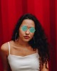 16 Pairs Round Hippie Glasses Colorful Retro Hippie Glasses 60's Style Circle Glasses for Party Favors