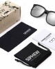 SIPHEW Polarized Sunglasses for Women, Mirrored Sunglasses-Fashion Oversized Eyewear with UV400 Protection