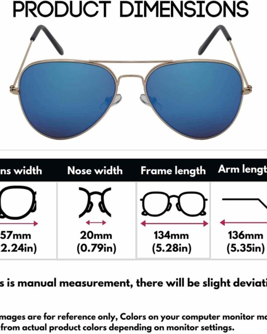 Edge I-Wear Bulk Wholesale Sunglass Top Gun Men Pilot Aviator Sunglasses Women N25095A-REV