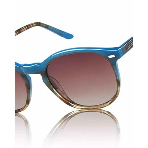 DUCO Retro Round UV400 Polarized Sunglasses for Women Men Vintage Shades Classic Acetate Frame Trendy Sunglass DC1230