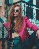 AIEYEZO Round Steampunk Sunglasses John Lennon Hippie Glasses Metal Frame 100% UV Blocking Lens