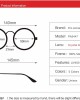Pro Acme Small Round Sunglasses for Women Men Classic Crystal Glass Lens Retro Circle Metal SunGlasses,50mm