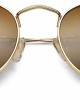 Pro Acme Small Round Sunglasses for Women Men Classic Crystal Glass Lens Retro Circle Metal SunGlasses,50mm