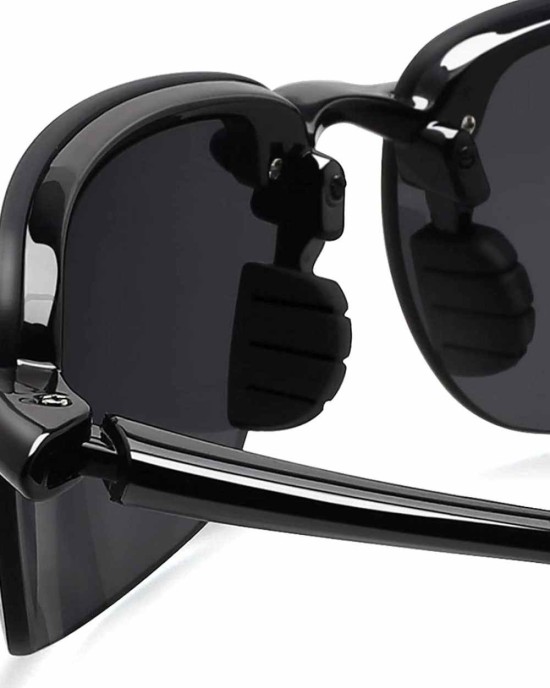 JULI Sports Sunglasses for Men Women Tr90 Rimless Frame for Running Fishing Baseball Driving MJ8001