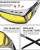 Night Driving Glasses Fit Over Prescription Glasses Anti Glare Polarized, Wrap Around Night Vision Glasses for Men Women