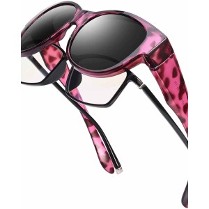 Br’Guras Oversized Polarized Fit over Sunglasses Over Prescription Glasses for Men and Women