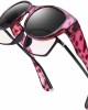 Br’Guras Oversized Polarized Fit over Sunglasses Over Prescription Glasses for Men and Women