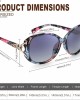 FIMILU Sunglasses for Women Trendy Polarized Sunglasses Oversized Big Sun Glasses Ladies Shades UV Protection