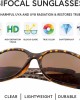 Bifocal Sunglasses for Women Butterfly Jackie O Tinted Reading Sun Glasses with Built In Readers - Vittoria by VITENZI