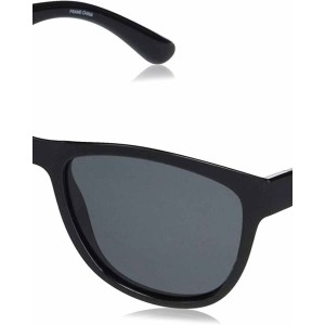 Columbia Mountain Side Rectangular Polarized Sunglasses, Black/Smoke Polarized, 63 mm