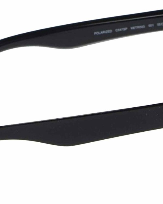 Columbia Mountain Side Rectangular Polarized Sunglasses, Black/Smoke Polarized, 63 mm
