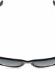 Columbia Mountain Side Rectangular Polarized Sunglasses, Black/Smoke Polarized, 63 mm