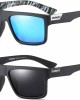 Retro Polarized Sunglasses for Men and Women Classic Vintage Square Sun Glasses UV400 Protection D918