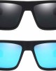 Retro Polarized Sunglasses for Men and Women Classic Vintage Square Sun Glasses UV400 Protection D918