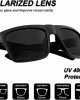 Retro Polarized Sunglasses for Men and Women Classic Vintage Square Sun Glasses UV400 Protection D918