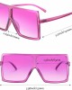 14 Pairs Square Oversized Sunglasses Flat Top Big Shades Oversize