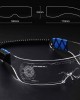 SAFEBAO LED Light Up Glasses for adult with 7 Colors and 4 Modes Rechargeable Futuristic style Glasses