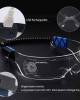 SAFEBAO LED Light Up Glasses for adult with 7 Colors and 4 Modes Rechargeable Futuristic style Glasses