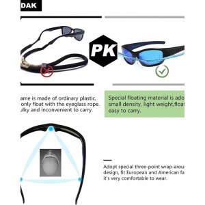 MALIDAK Polarized Floating Sunglasses for Men Women with Case 2 Pairs Lens