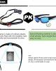 MALIDAK Polarized Floating Sunglasses for Men Women with Case 2 Pairs Lens