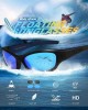 MALIDAK Polarized Floating Sunglasses for Men Women with Case 2 Pairs Lens