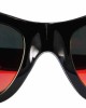 2 Pairs of Birdz Seahawk Polarized Padded Sunglasses Black Frames Blue + Red Reflectech Lenses