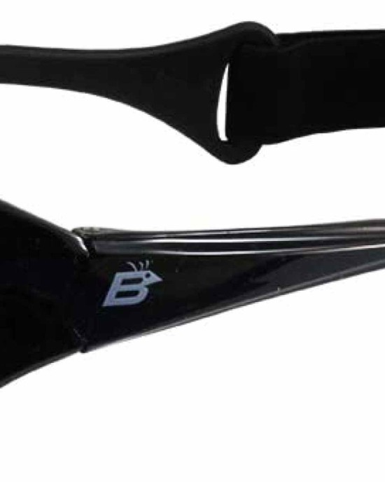 2 Pairs of Birdz Seahawk Polarized Padded Sunglasses Black Frames Blue + Red Reflectech Lenses