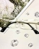 Dollger Rimless Rectangle Sunglasses for Women Fashion Frameless Square Glasses for Men Ultralight UV400 Eyewear Unisex