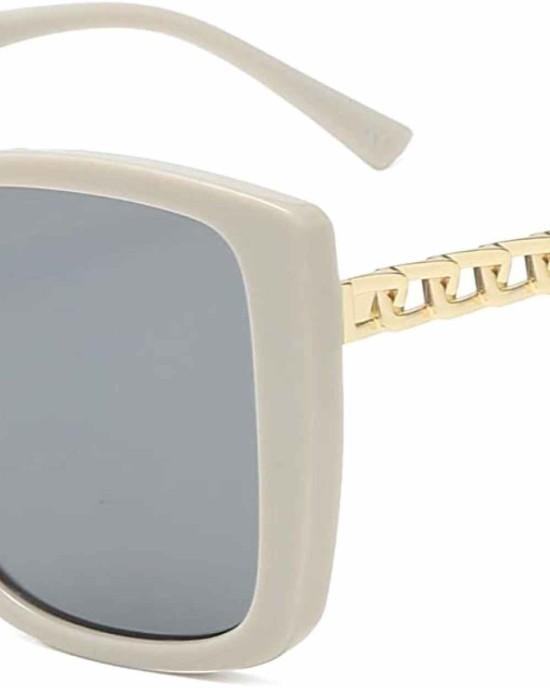 AMOMOMA Retro Vintage Oversized Cat Eye Sunglasses for Women Fashion Outdoor Shades Plastic Frame UV Protection AM2035