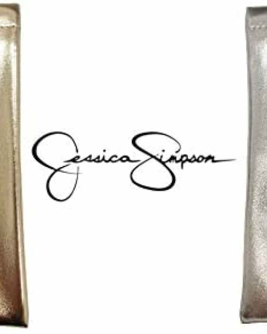 Jessica Simpson J106 Iconic UV Protective Metal Aviator Sunglasses. Glam Gifts for Women Worn All Year, 59 mm