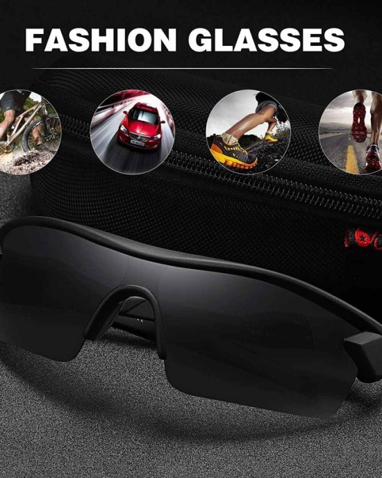 Bevi Polarized Sports Sunglasses TR90 Unbreakable Frame for Men Women Running Cycling Golf Baseball