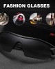 Bevi Polarized Sports Sunglasses TR90 Unbreakable Frame for Men Women Running Cycling Golf Baseball