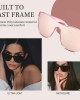 TJUTR Womens Sunglasses Classic Siamese Sunglasses Trendy One Piece Square Oversized Shades Polarized 100% UV Protection