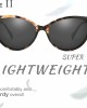 TJUTR Polarized Sunglasses for Women, Retro Vintage Cat Eyes Eyewear Anti Glare 100% UV Protection