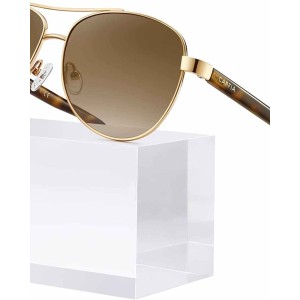 Carfia Polarized Sunglasses for Women UV Protection Lightweight Metal Frame Classic Pilot Ladies Safety Glasses CA3216