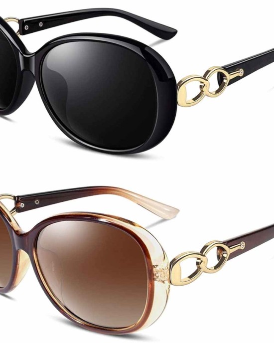 Polarized Sunglasses for Women Oversized Sun Glasses Fashion Shades SUNIER S85