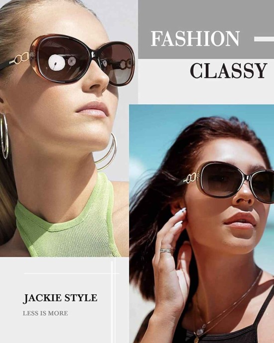 Polarized Sunglasses for Women Oversized Sun Glasses Fashion Shades SUNIER S85