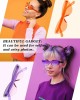 15 Pairs Candy Colored Rimless Sunglasses Cat Eye Colored Transparent Sunglasses for Women Men