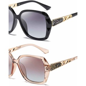 Dollger Oversized Polarized Sunglasses for Women Trendy Classic Ladies Sun Glasses UV400 Protection