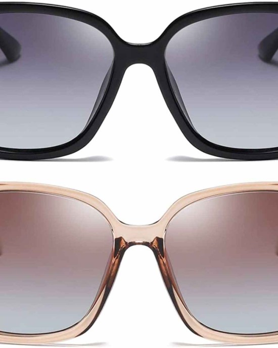 Dollger Oversized Polarized Sunglasses for Women Trendy Classic Ladies Sun Glasses UV400 Protection