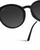 WearMe Pro - Women's Oversized Round Sunglasses with Trendy Gold Metal Temple